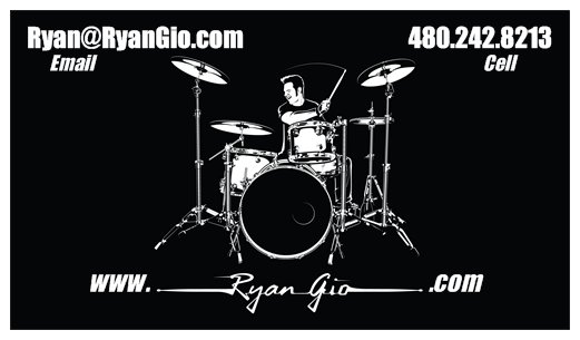 Ryan Gio BUSINESS CARD (Front)